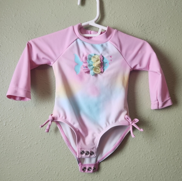 Little Me Other - Little Me Pastel Swim Guard Size 3-6 Months